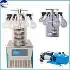 BL-10D Manifold top press Laboratory vacuum Freeze Dryer Lyophilizer ,small mini freeze drying machine
