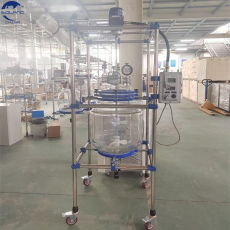 double layer glass reactor