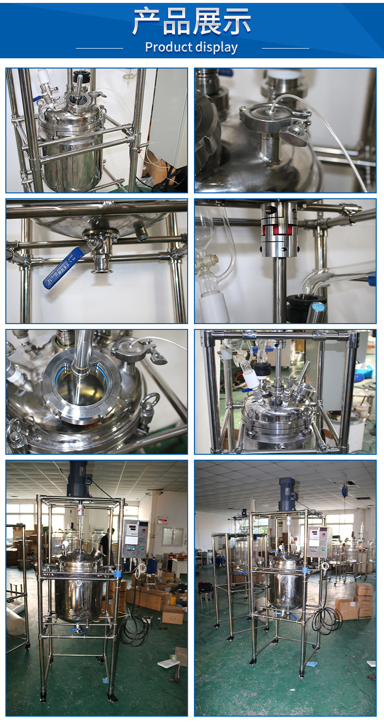 stainless steel chemical reactor