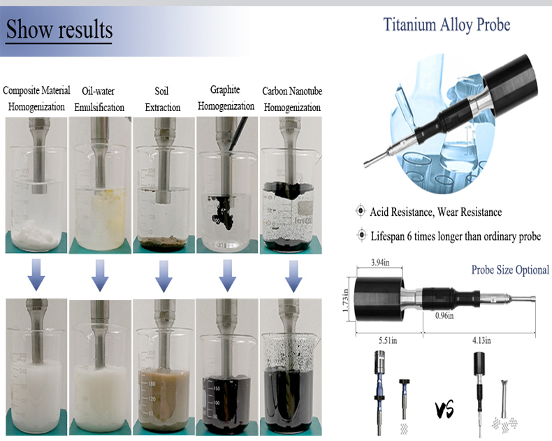 probe ultrasonic homogenizer
