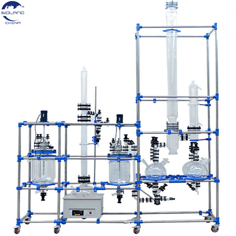 distillation column with reboiler