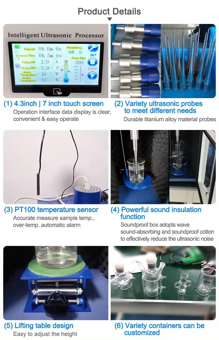 ultrasonic homogenizer mechanism