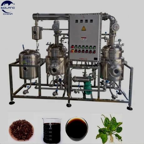 Máquina de extracción de aceite de vainilla de hierbas ultrasónica 50L 100L