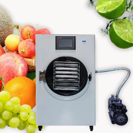 Mini food lyophilizer freeze drying machine for Lyophilization Fruit Mango Plum
