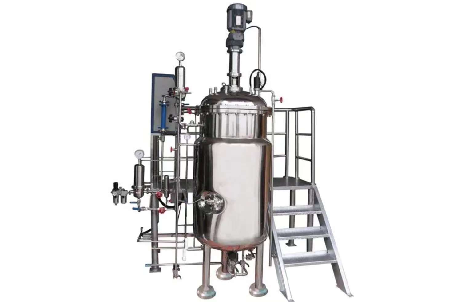 100L 200L 300L 500L 1000L Electric Heating Mixing Emulsifying Agitator of Chemical Detergent Shampoo Hand Wash Liquid  