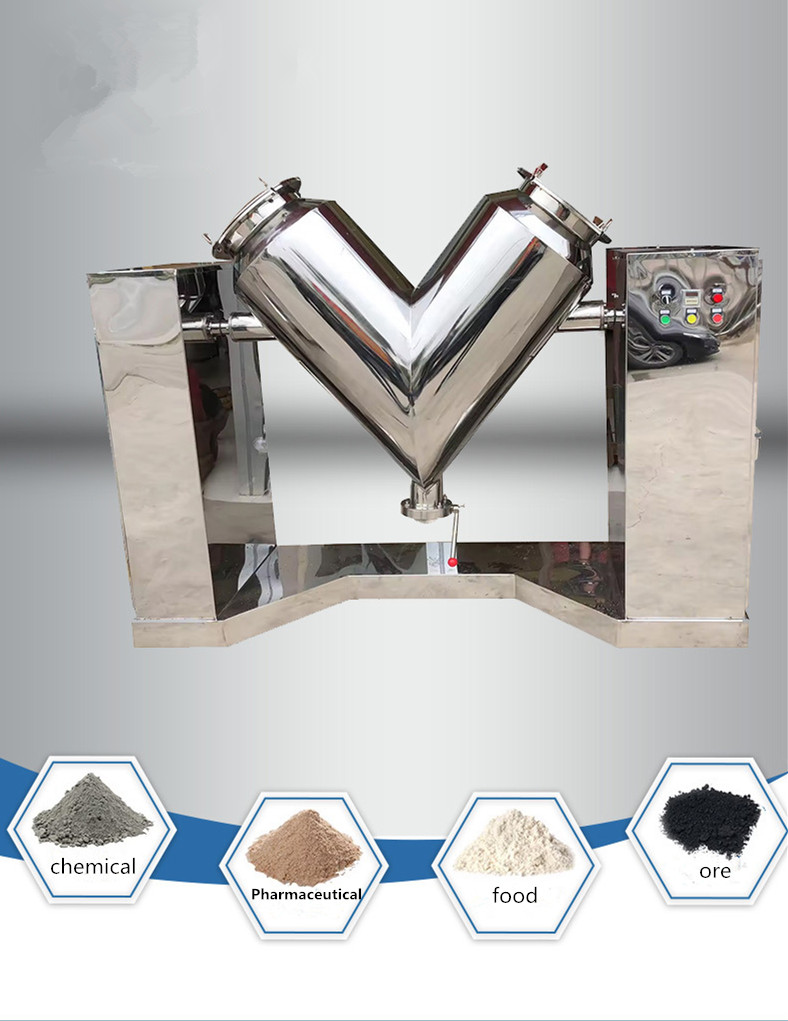 Stainless Steel V Shaped Mixer/Blender/Mixing Machine