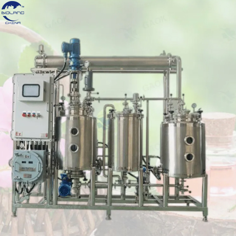 Static vacuum herbal extraction machine with soxhlet extractor