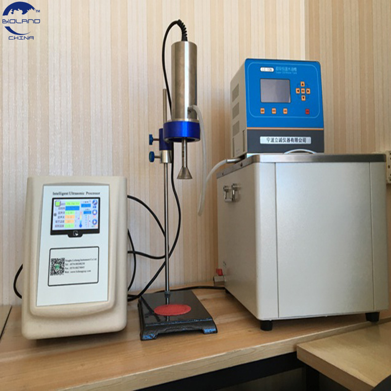 LCD Display Continuous Flow Ultrasonic Cell Disruptor for Cosmetic Emulsifier