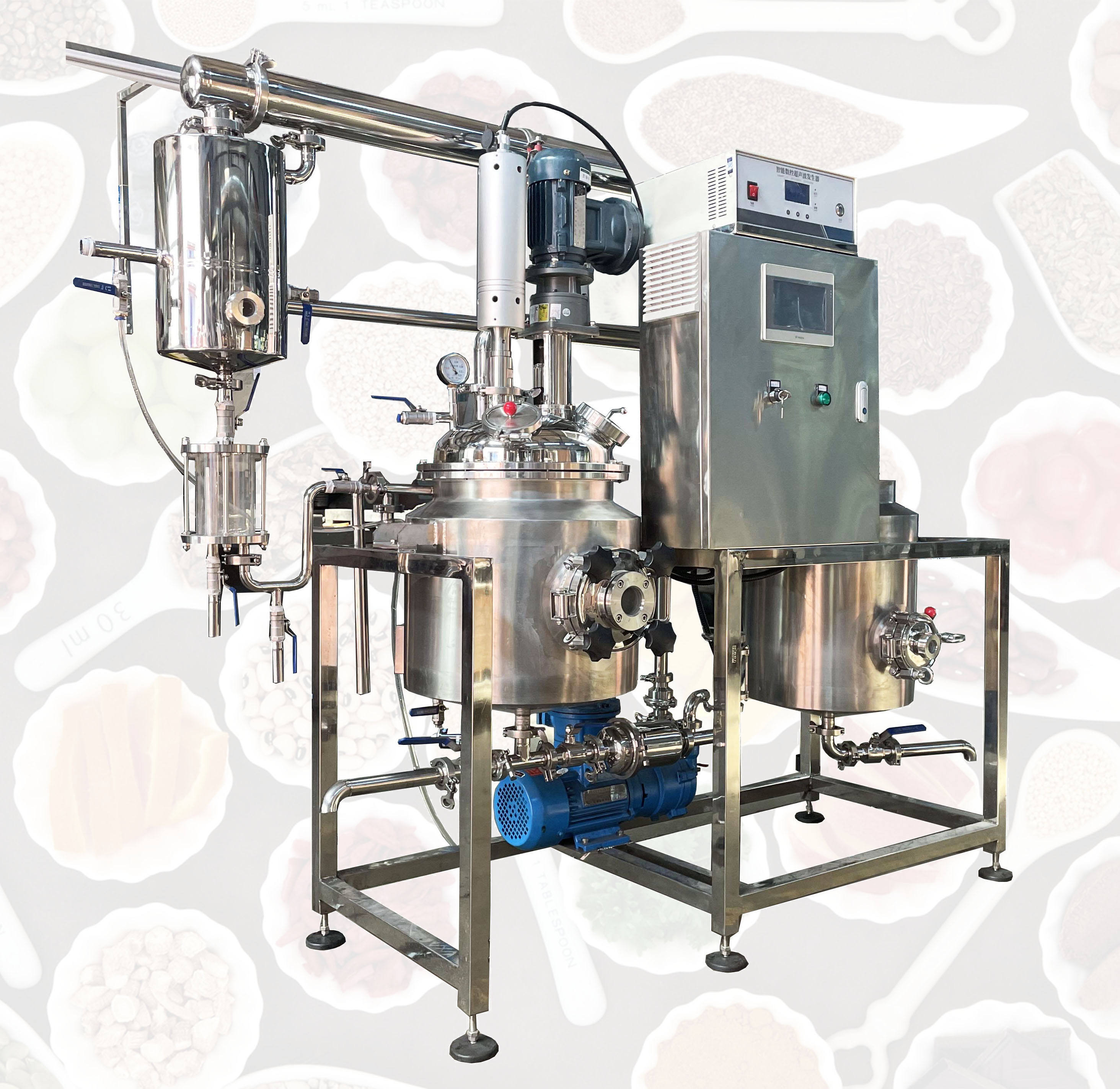 Kratom leaf ultrasonic extraction machine