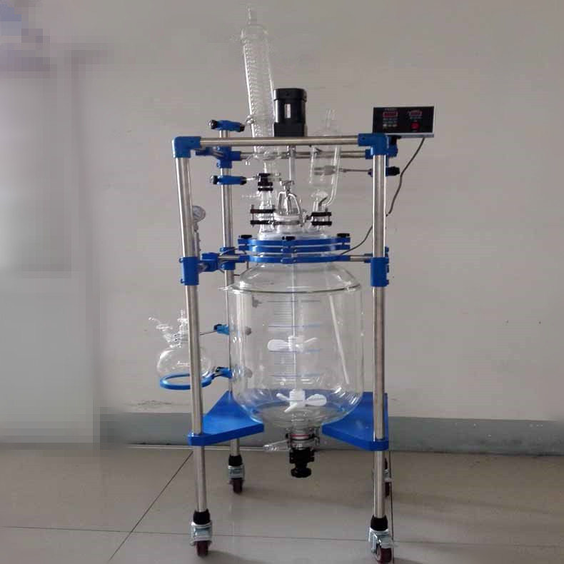 100L chemical glass reactor