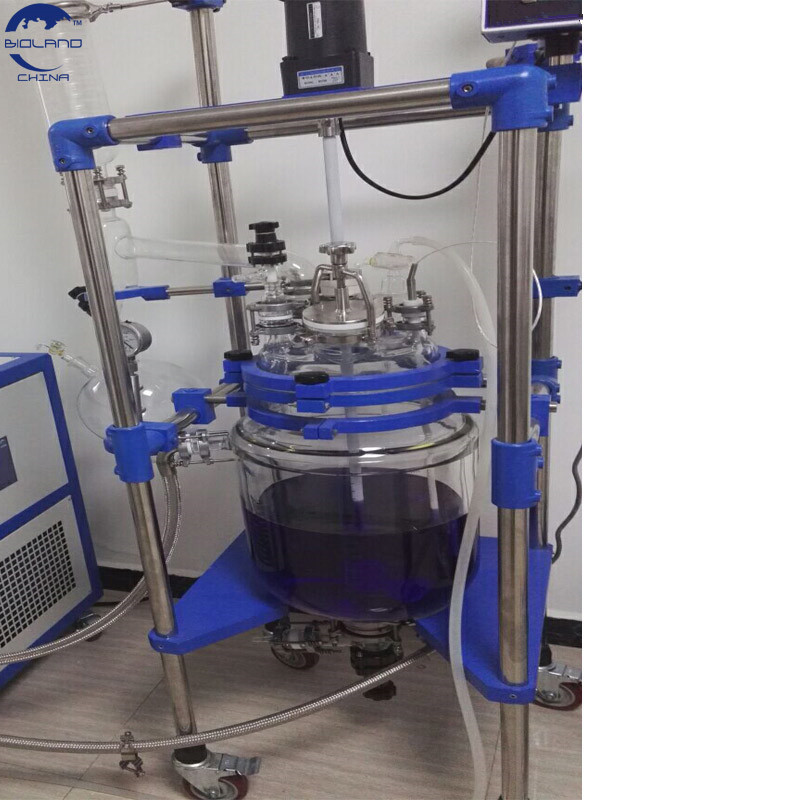 chemical pilot plant glass reactor